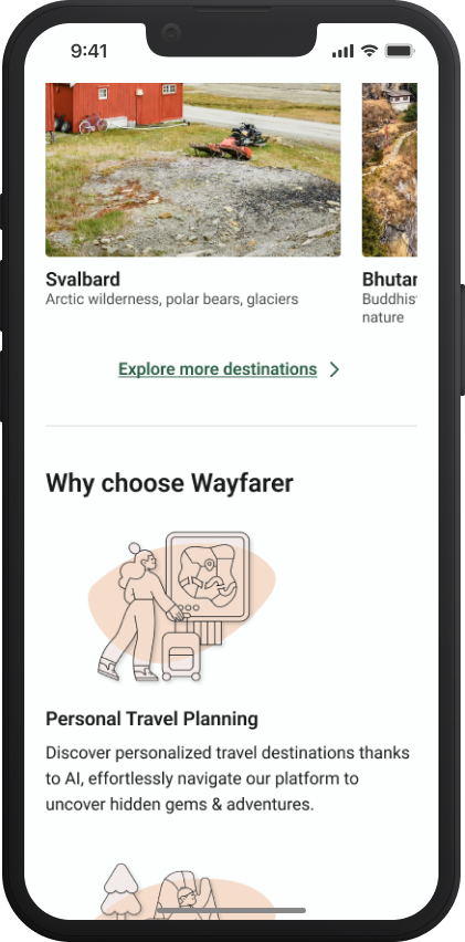 Hi-Fi Home page for mobile